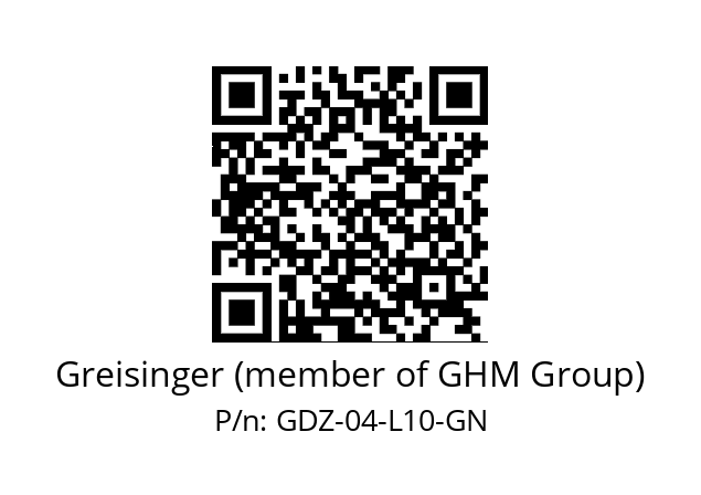   Greisinger (member of GHM Group) GDZ-04-L10-GN