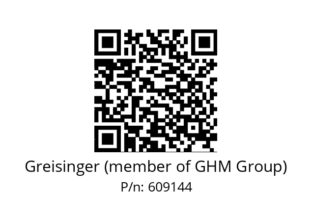   Greisinger (member of GHM Group) 609144