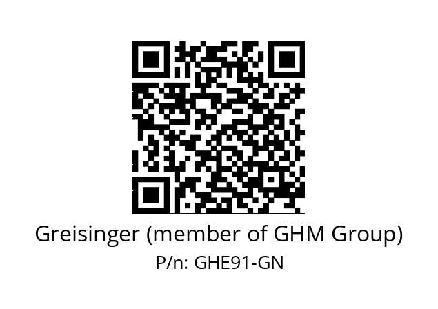   Greisinger (member of GHM Group) GHE91-GN