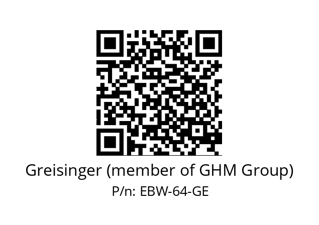   Greisinger (member of GHM Group) EBW-64-GE