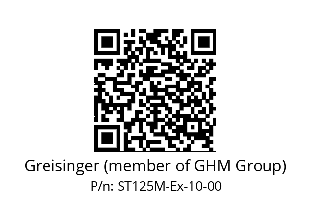   Greisinger (member of GHM Group) ST125M-Ex-10-00