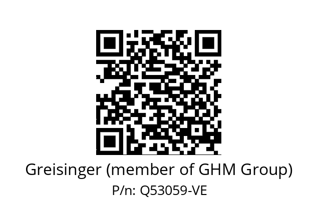   Greisinger (member of GHM Group) Q53059-VE