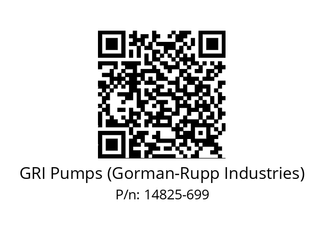   GRI Pumps (Gorman-Rupp Industries) 14825-699