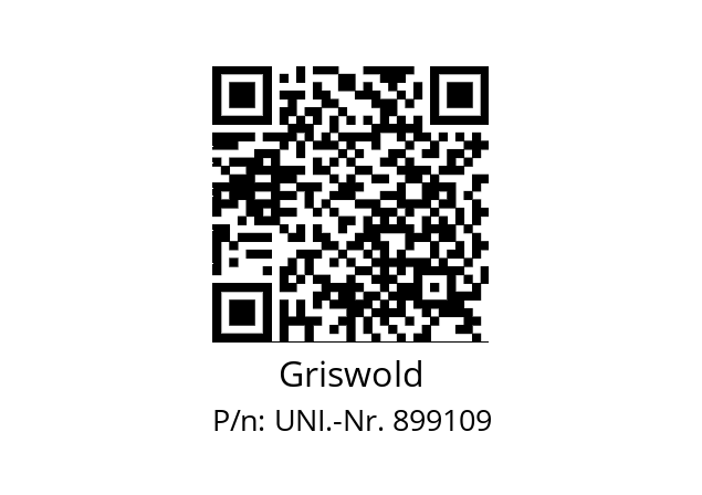   Griswold UNI.-Nr. 899109