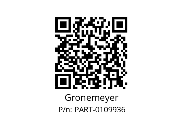   Gronemeyer PART-0109936