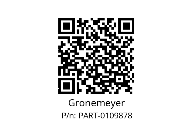   Gronemeyer PART-0109878