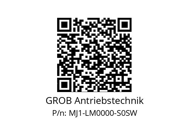   GROB Antriebstechnik MJ1-LM0000-S0SW