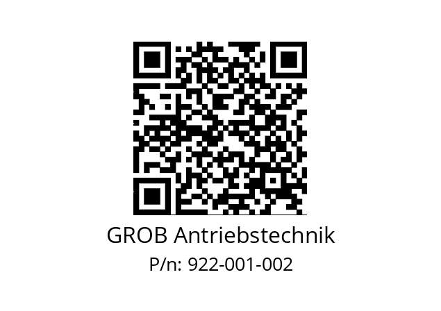   GROB Antriebstechnik 922-001-002