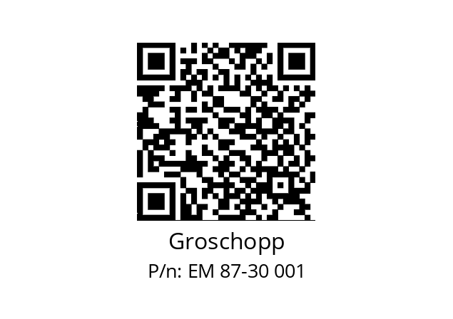   Groschopp EM 87-30 001