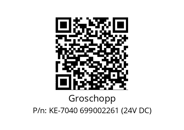   Groschopp KE-7040 699002261 (24V DC)