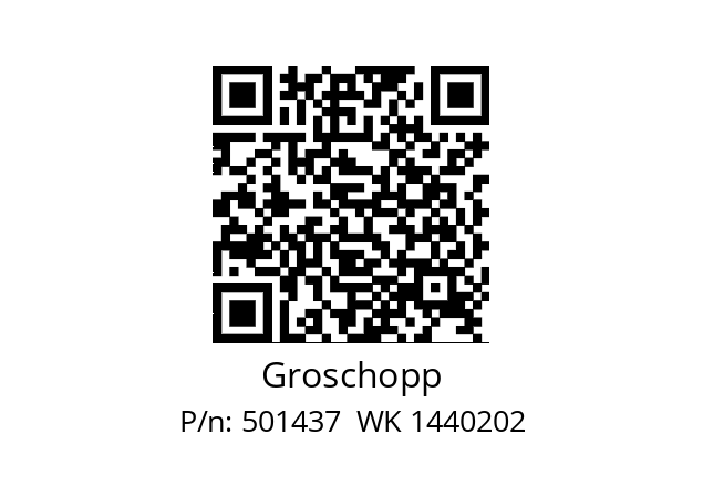   Groschopp 501437  WK 1440202