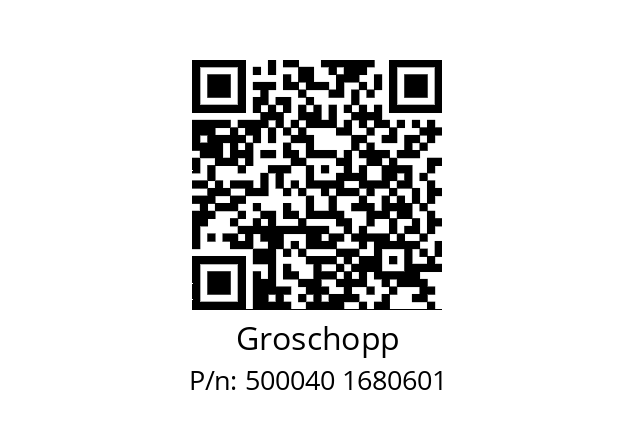   Groschopp 500040 1680601