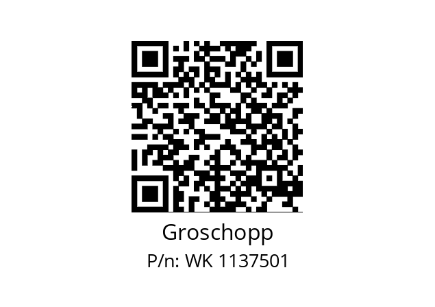   Groschopp WK 1137501