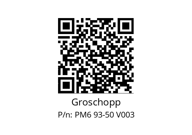   Groschopp PM6 93-50 V003