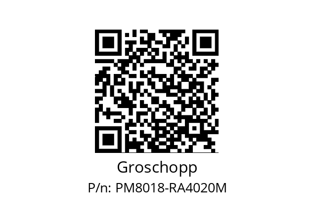   Groschopp PM8018-RA4020M