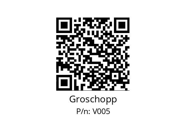   Groschopp V005