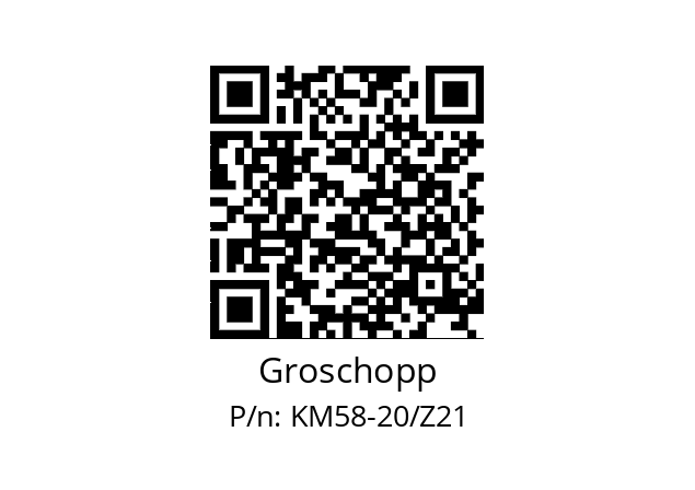   Groschopp KM58-20/Z21