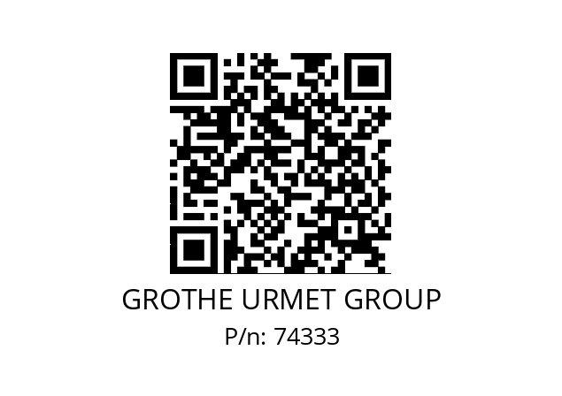   GROTHE URMET GROUP 74333