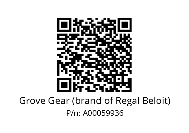   Grove Gear (brand of Regal Beloit) A00059936