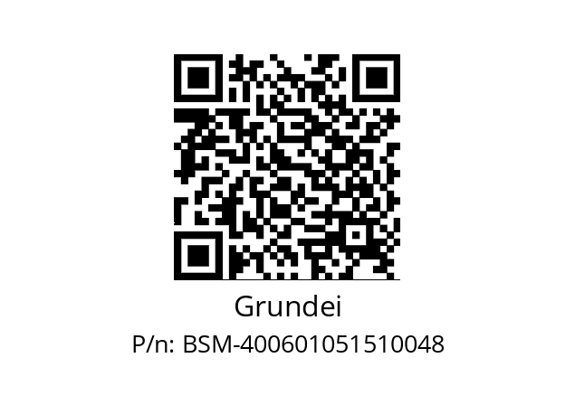   Grundei BSM-400601051510048