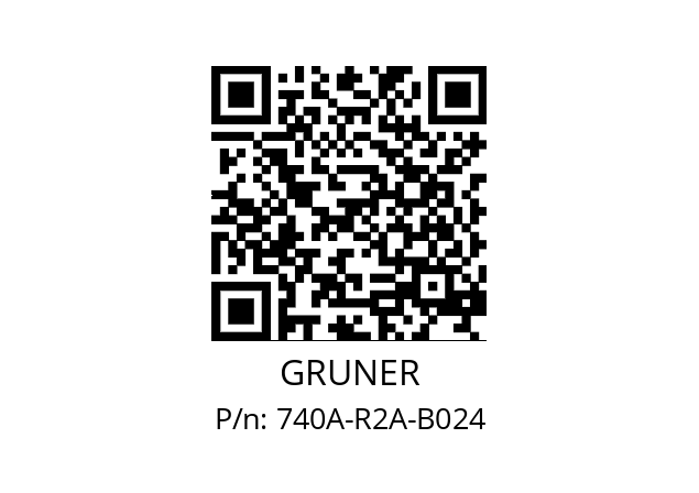   GRUNER 740A-R2A-B024