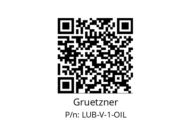   Gruetzner LUB-V-1-OIL