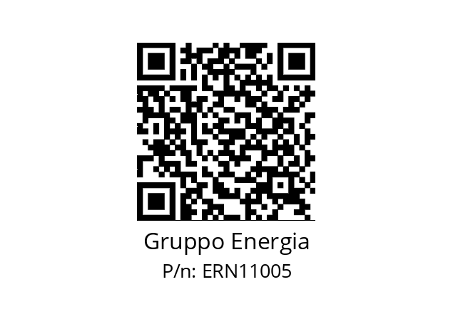   Gruppo Energia ERN11005