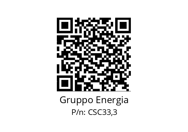   Gruppo Energia CSC33,3