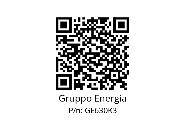   Gruppo Energia GE630K3