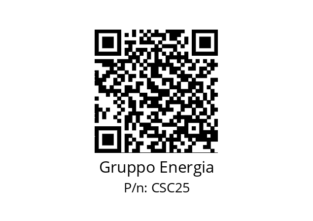   Gruppo Energia CSC25