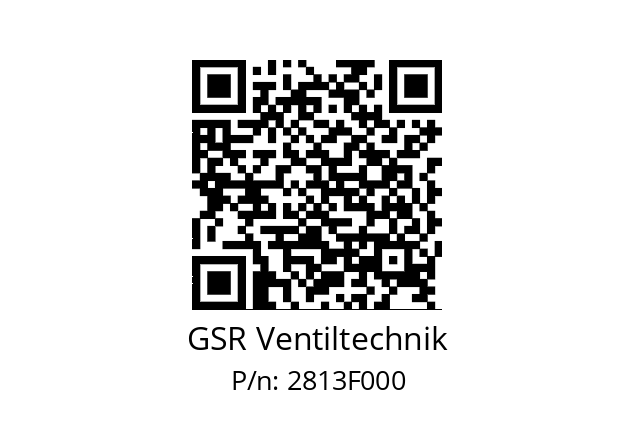   GSR Ventiltechnik 2813F000