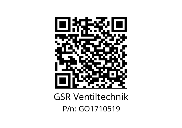   GSR Ventiltechnik GO1710519