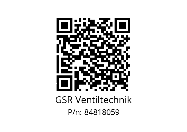   GSR Ventiltechnik 84818059