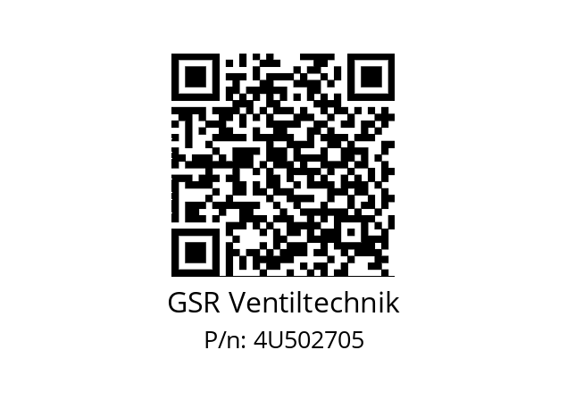   GSR Ventiltechnik 4U502705