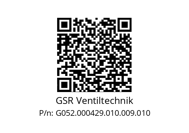  3/047-44-1002-.182 GSR Ventiltechnik G052.000429.010.009.010