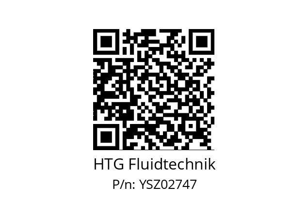   HTG Fluidtechnik YSZ02747