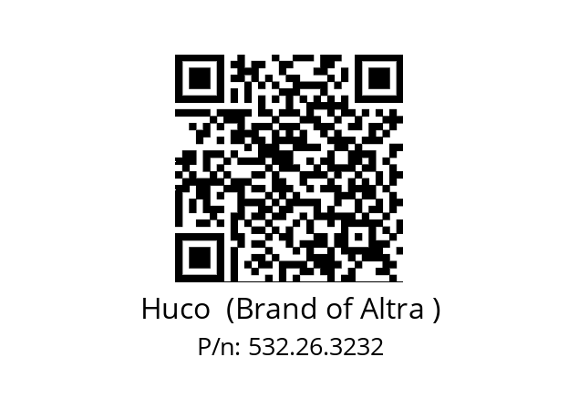   Huco  (Brand of Altra ) 532.26.3232