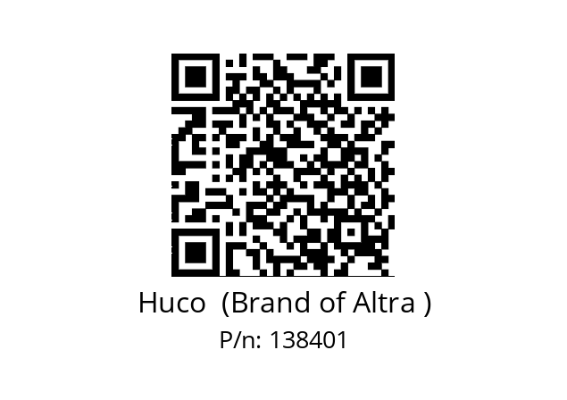   Huco  (Brand of Altra ) 138401