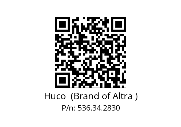   Huco  (Brand of Altra ) 536.34.2830