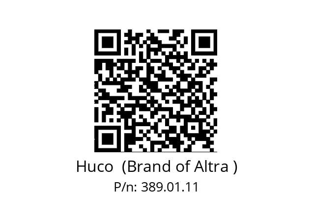   Huco  (Brand of Altra ) 389.01.11