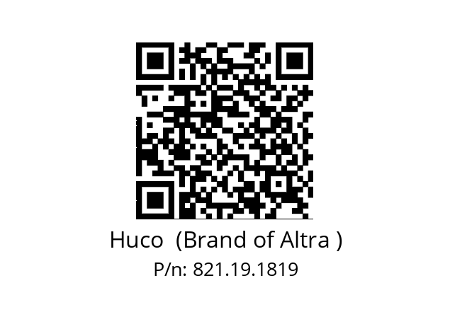   Huco  (Brand of Altra ) 821.19.1819