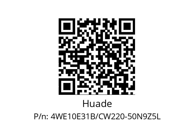   Huade 4WE10E31B/CW220-50N9Z5L