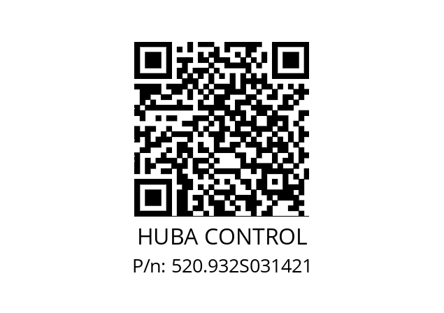   HUBA CONTROL 520.932S031421