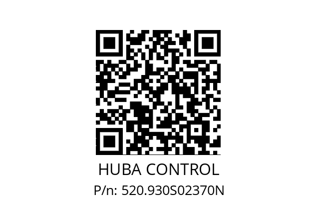   HUBA CONTROL 520.930S02370N