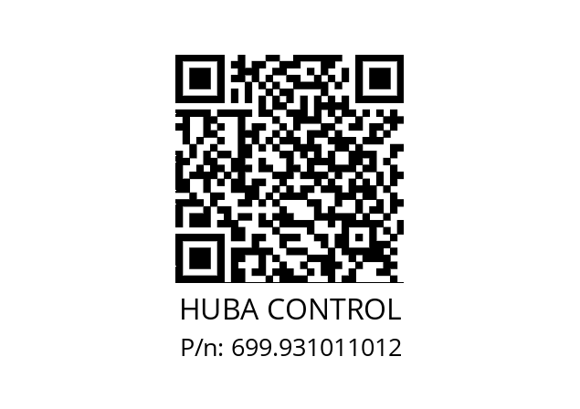   HUBA CONTROL 699.931011012