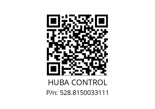   HUBA CONTROL 528.8150033111