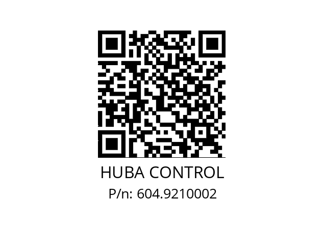   HUBA CONTROL 604.9210002