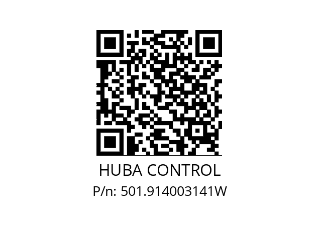   HUBA CONTROL 501.914003141W