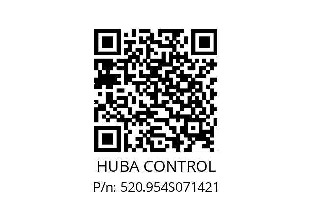   HUBA CONTROL 520.954S071421