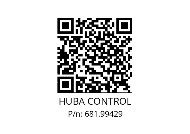   HUBA CONTROL 681.99429